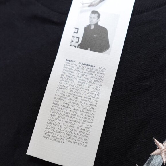 Each x Other Shirt Small Black Robert Montgomery NEW - Picture 4 of 7